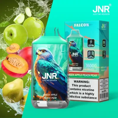 Green Apple Peach Pear | Falcon 16k Puffs Disposable Vape