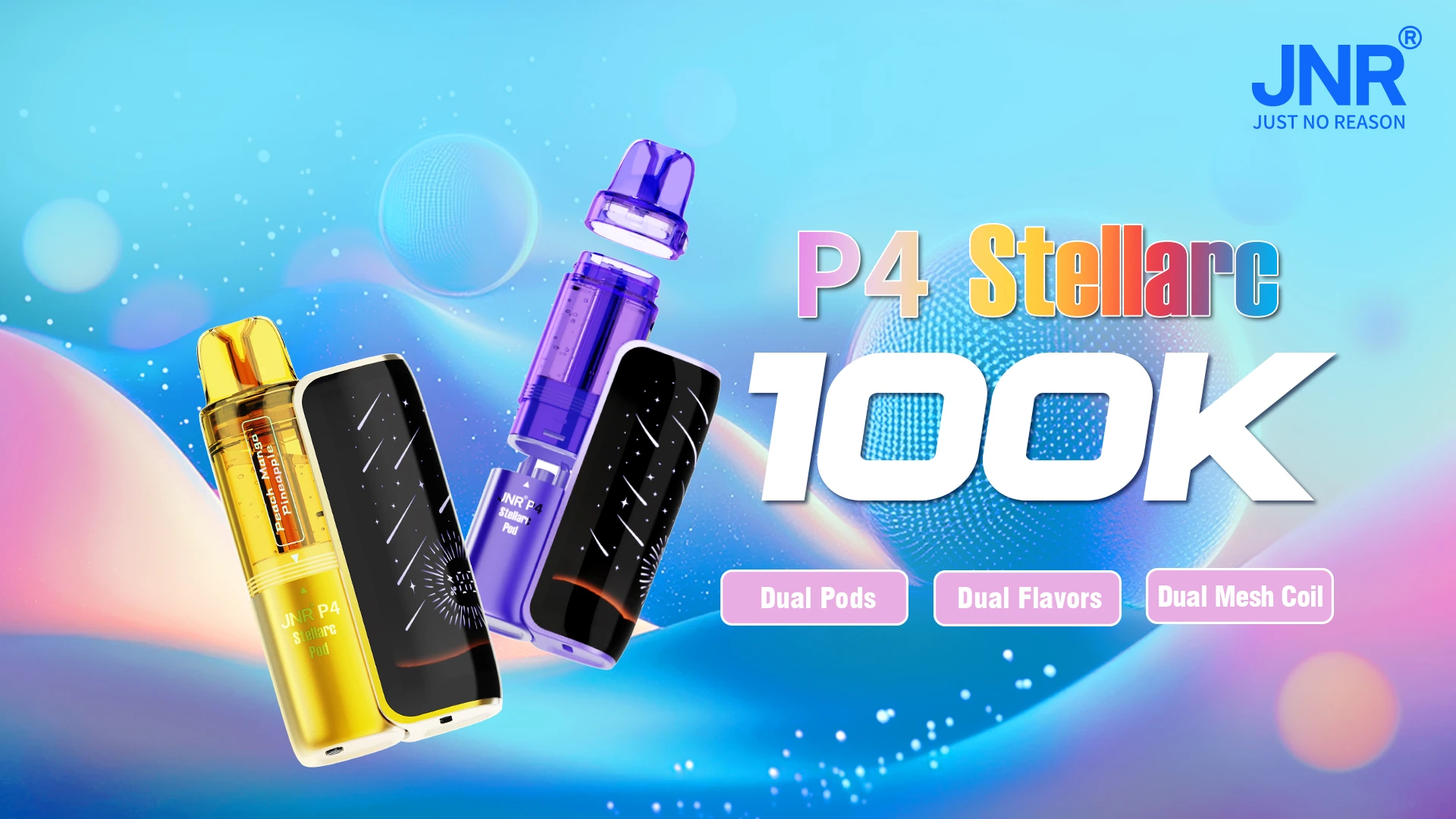 NR Stellarc 100000 Z&uuml;ge Vape Replaceable Pod System Dual Flavor kaufen